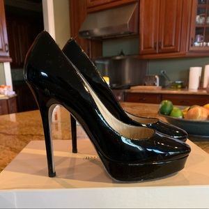 Jimmy Choo Cosmic black platform pumps
